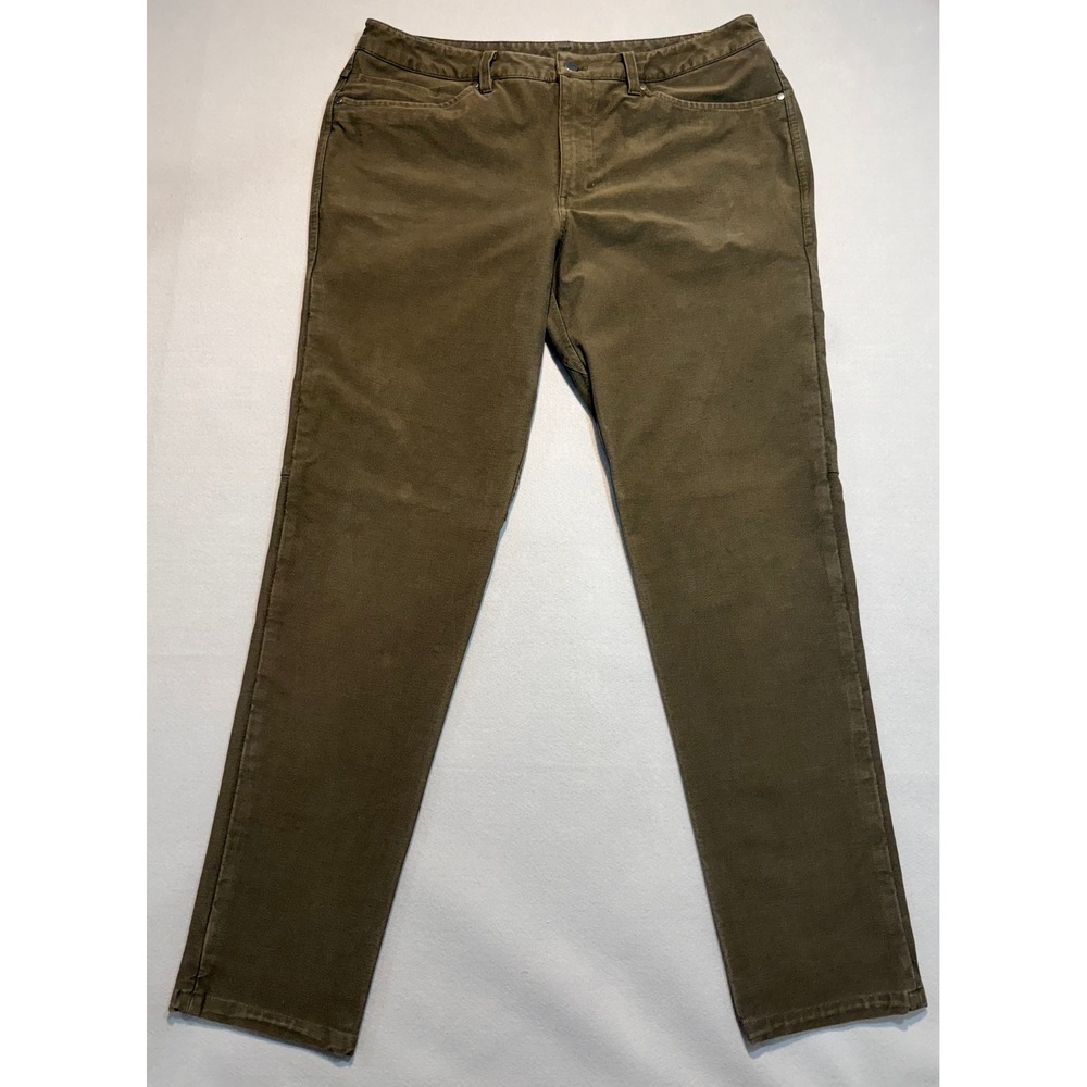 Lululemon Mens ABC Pant Slim Utilitech Pant Olive Green Size 36x32